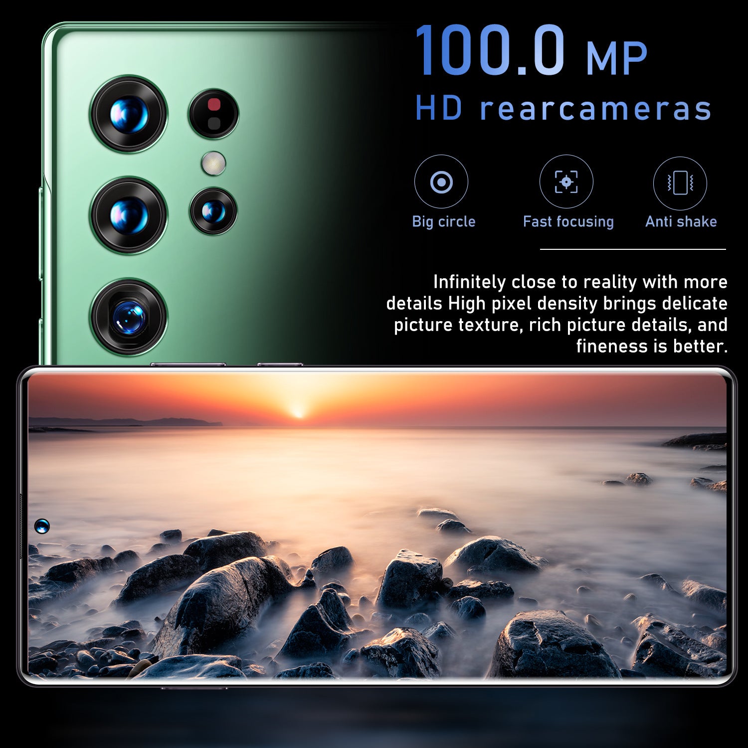 Popular S23+Ultra The phone is really..16+1T Large Memory Mobile Phone7.3High Definition Screen Factory Direct
