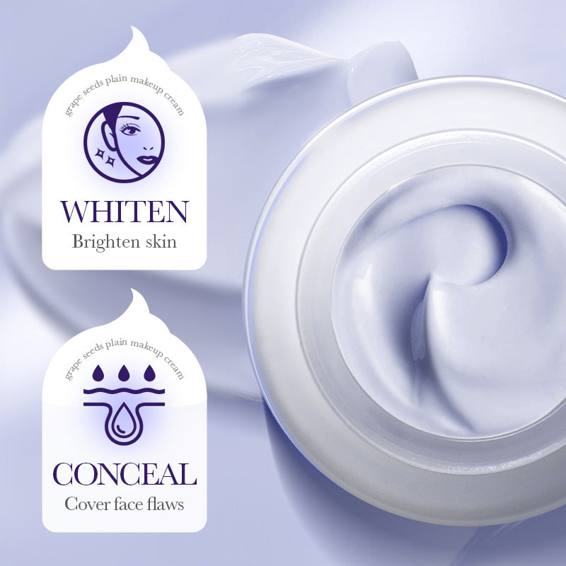 Makeup SADOER Grape Seed Concealer Brightening Cream Skin Softening Face Cream Live Streaming Cross-Border Wholesale