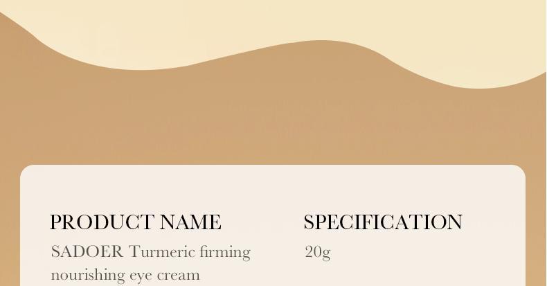 Turmeric Skincare Set SADOER Cleansing, moisturizing, hydrating five-piece set for  foreign trade wholesale