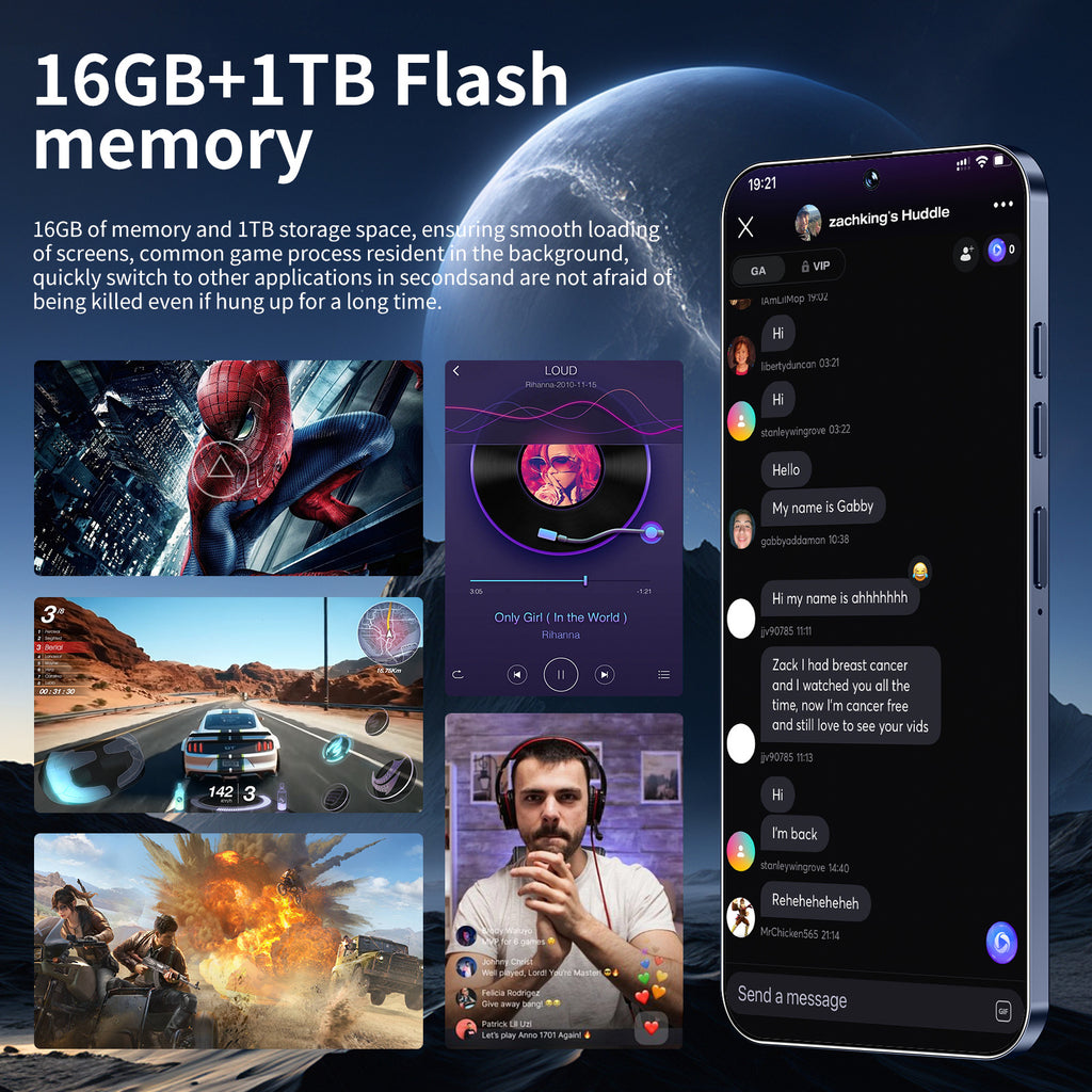 Popular S26 Ultra Mobile Phone16+1TB Android7.3Inch Large Screen Hot Selling on AliExpress