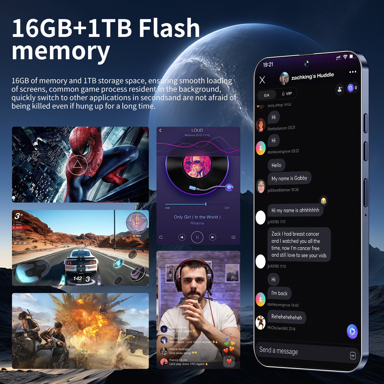 Popular S26 Ultra Mobile Phone16+1TB Android7.3Inch Large Screen Hot Selling on AliExpress