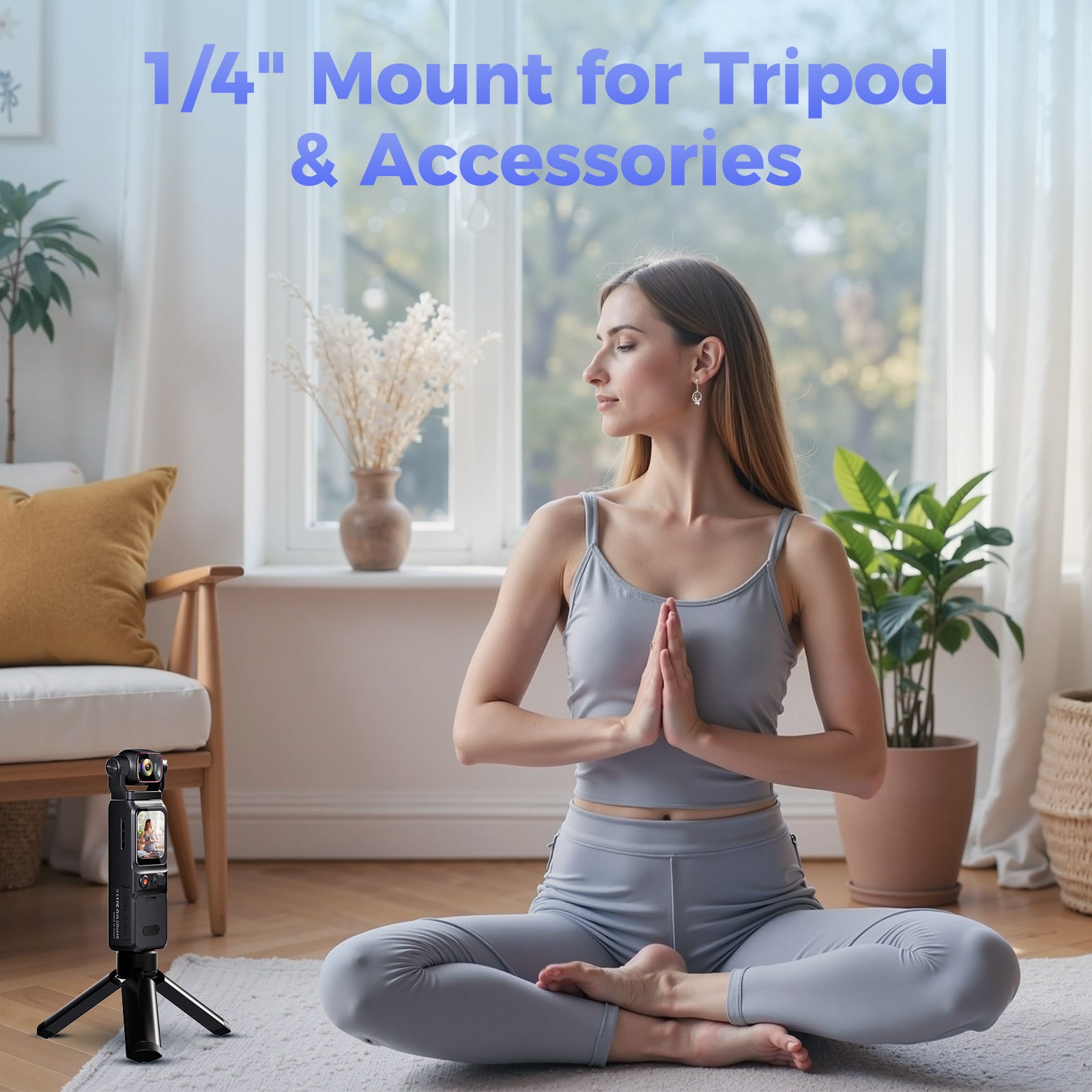 Handheld4K Ultra-clear Travel Camera2D Touch Screen Gyroscope Algorithm Anti-Shake WIFI Interconnected Movement VOLG Camera
