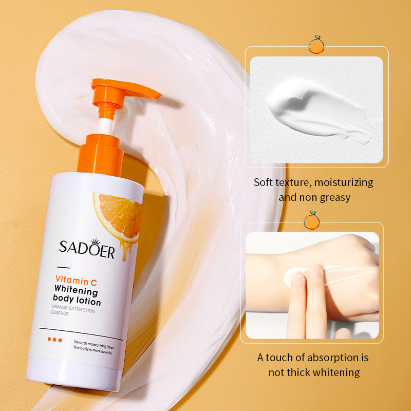 VC Whitening Body Lotion SADOER Vitamin C Moisturizing and Hydrating Skin Care  Wholesale