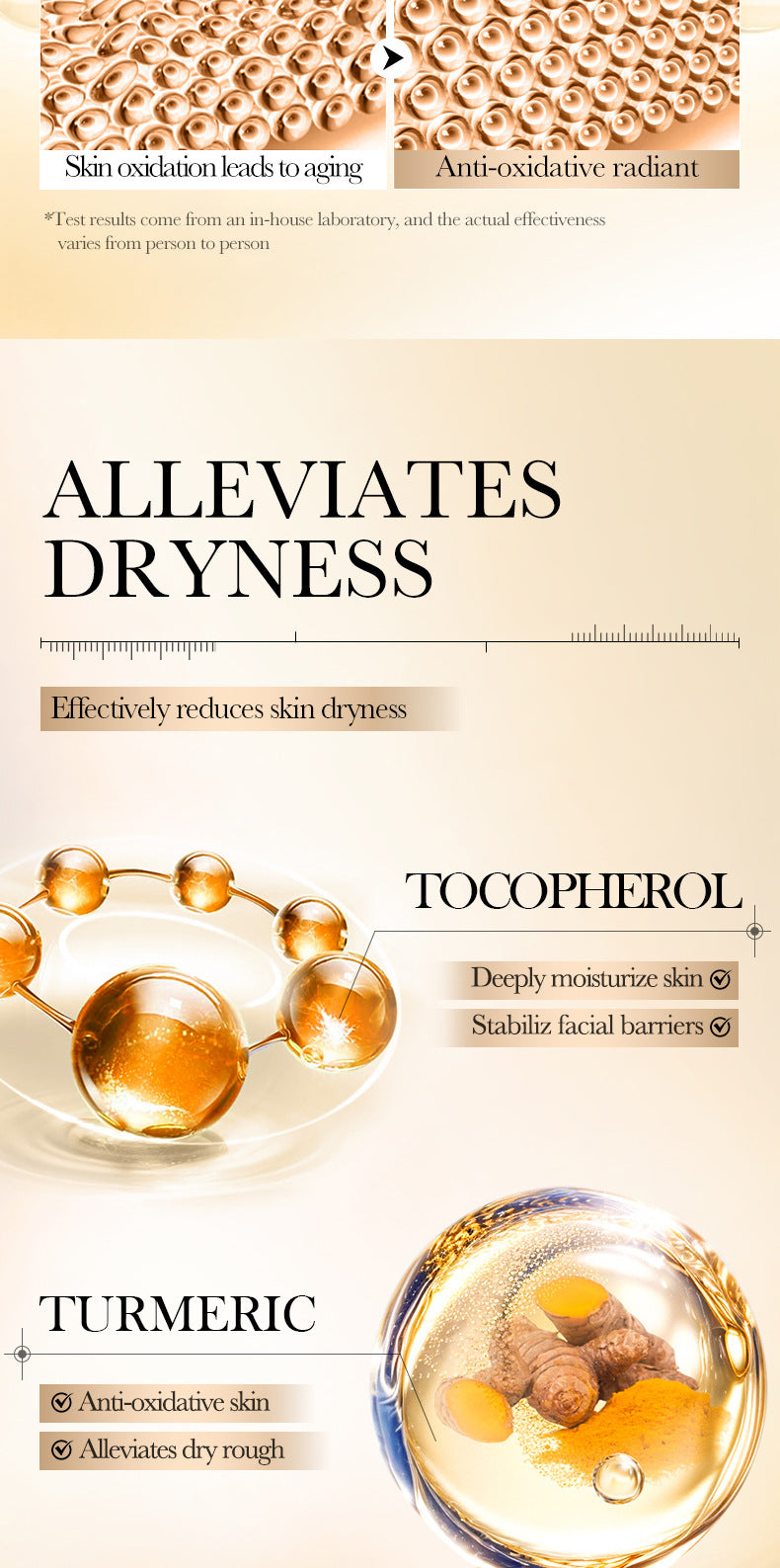 Turmeric Antioxidant Moisturizing Cream BIOAOUA Moisturizing and rejuvenating face cream cross-border wholesale