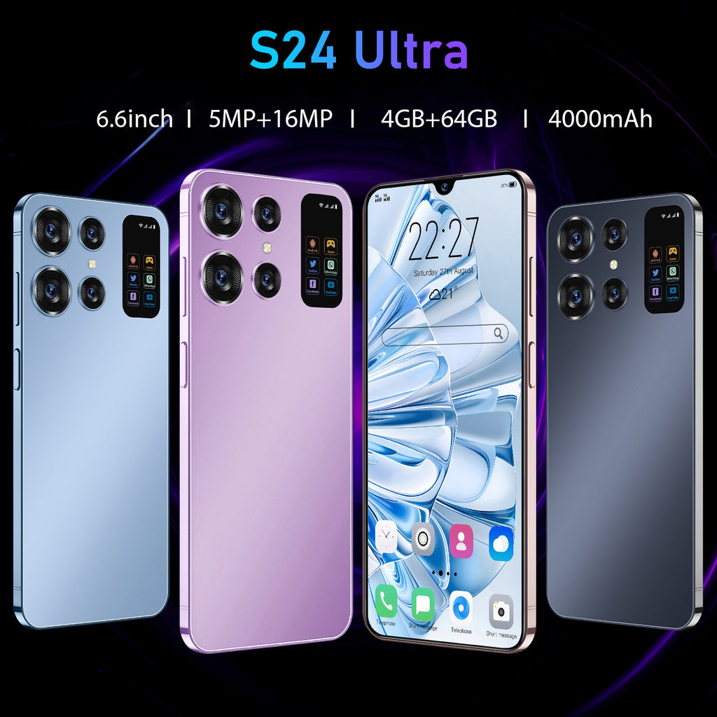 S24U+AliExpress7.0Large Screen Smartphone8+256G All-in-One Mobile Phone Source Work