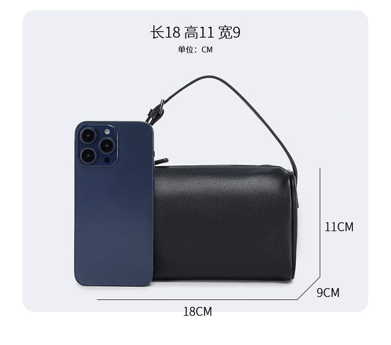 Pencil Case Bag Simple Women's Handbag Niche Versatile Shoulder Bag Light Luxury Fashion Design Crossbody Bag Women's Commuting