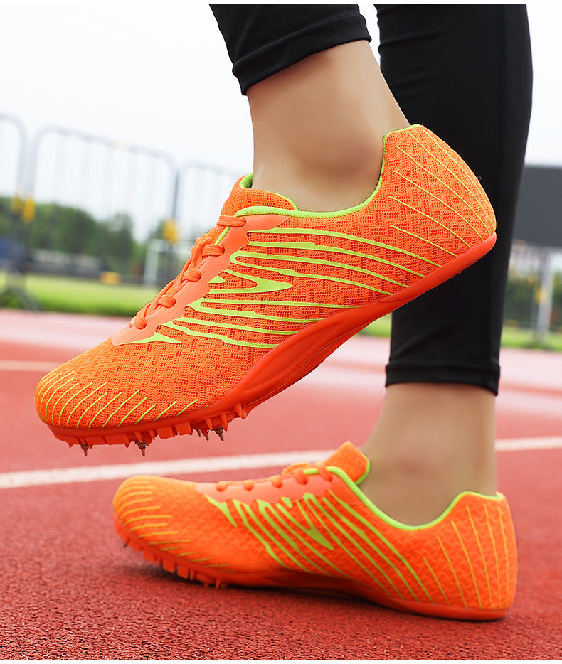 New Professional Track and Field Shoes for Men and Women, Students, Teenagers, Running, Standing Long Jump, Hurdles, High Jump, Spikes, Physical Education Shoes