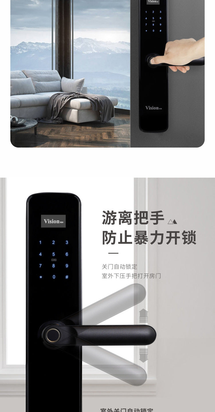 Supply of Automatic Fingerprint Locks Home Anti-theft Door Electronic Password Smart Lock Remote Control Smart Lock for Villa Hotel