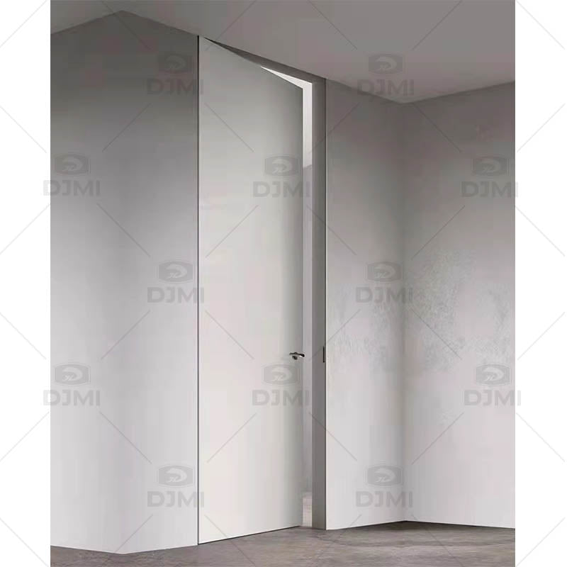 Europe Simple Design Without Frame Hidden Room Wooden Door Invisible Aluminium Frame for Door Invisible Door