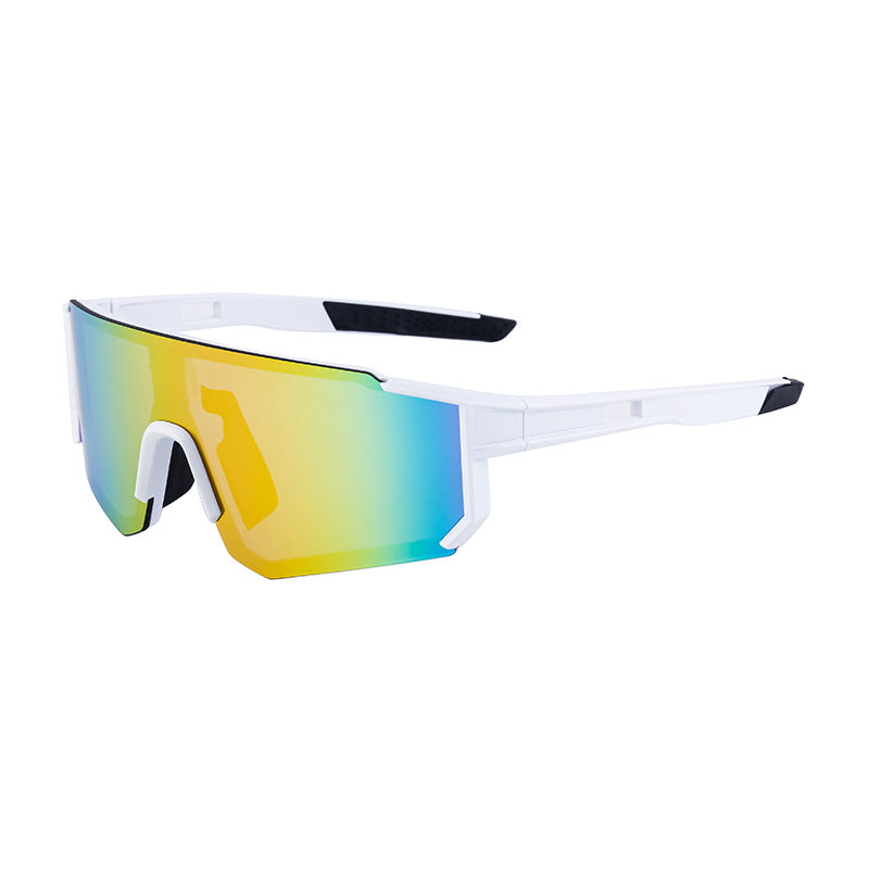 Cycling Goggles Colorful Outdoor Women's European and American One-piece Sunglasses Windproof Skiing Sports Sunscreen Sunglasses Men