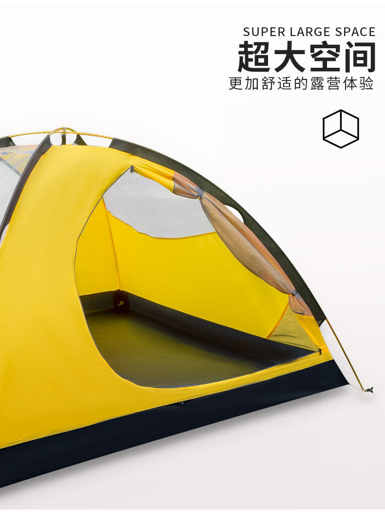 Canopy Tent for Outdoor Camping3-4Windproof and rainproof lightweight double-layer tent for outdoor climbing4-6People