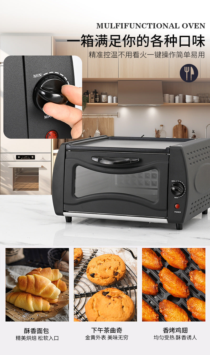 Visual Pancake Oven Multi-Functional Pizza Bread Baking Pancake Machine15Large Capacity Household Electric Oven