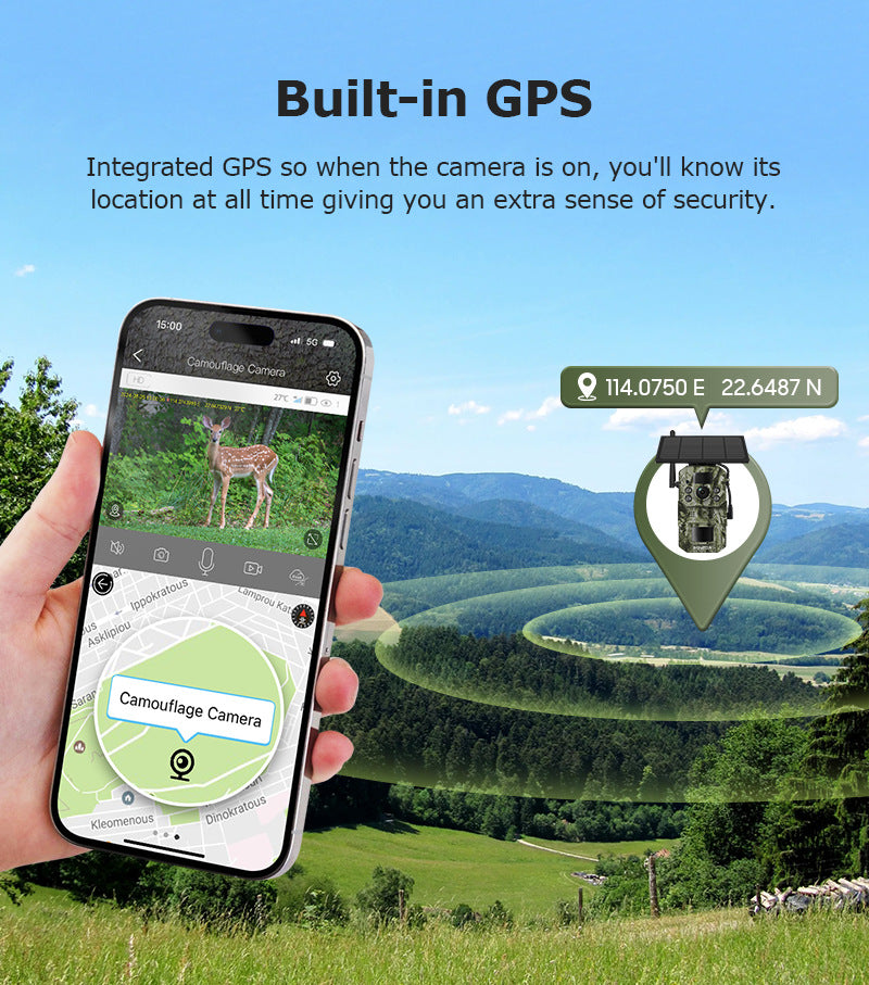 Manufacturer Private Model Outdoor Camouflage Camera3MPAI Animal Identification Pair PIR Induction4G Camera4G Remote Monitoring