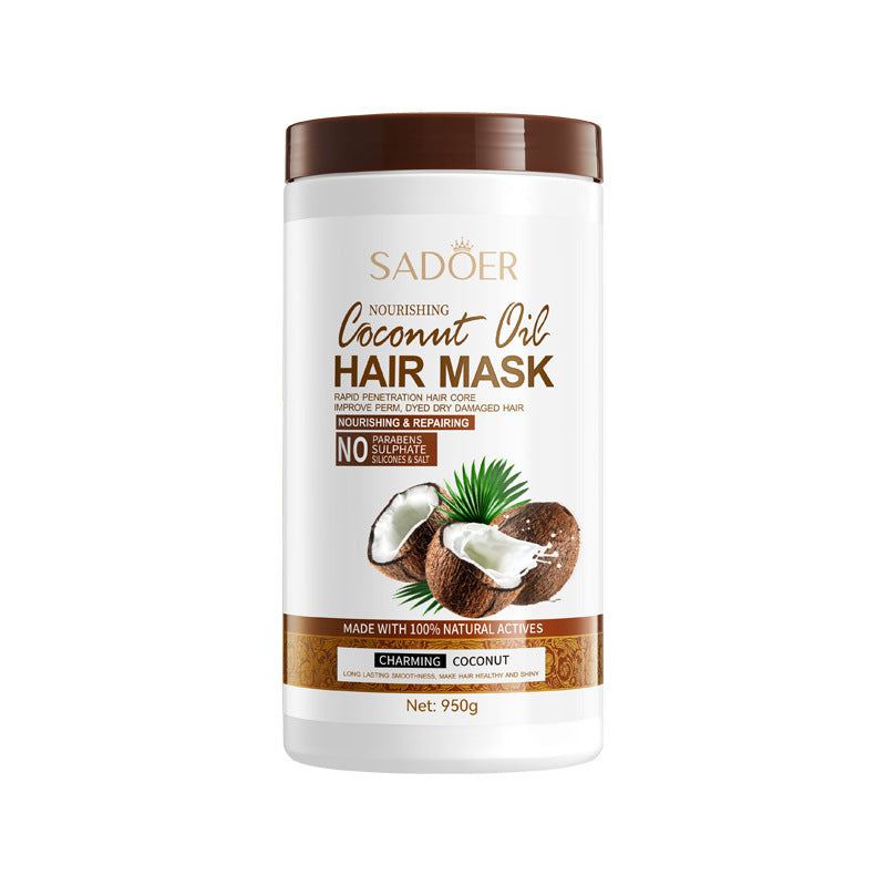 Coconut Nourishing Hair Mask950g SADOER Smooth and Fluffy Hair Conditioner  Wholesale