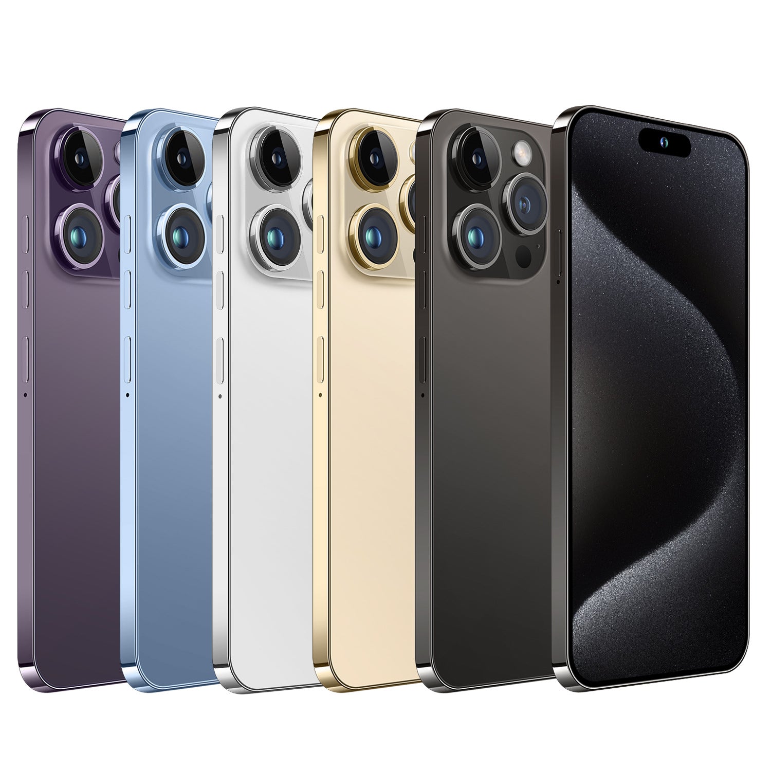New Mobile Phone I15 ProMax Lingdong Island4+64G 6.5Inch Large Screen 4G Octa-Core Factory