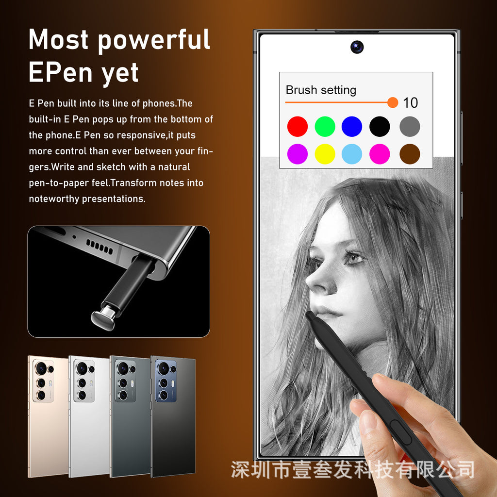C-S25 Ultra Smartphone2+16 High-end7.3Inch Large Screen Factory4gG Mobile Phone