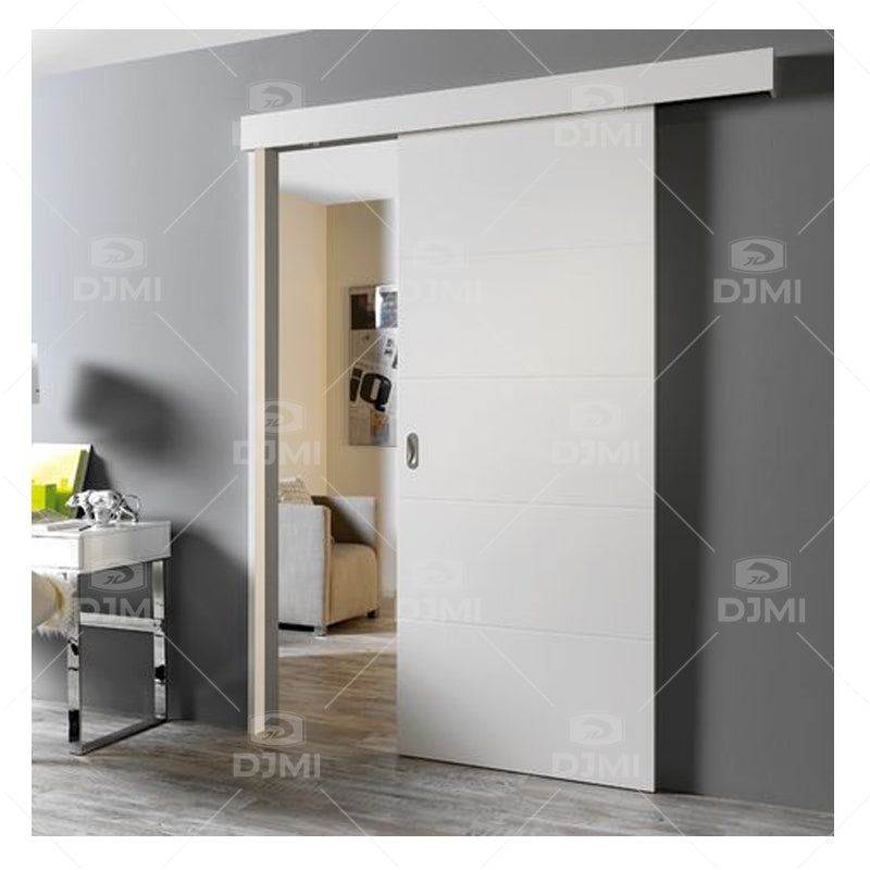 Factory Directly Supply Customized Interior Wooden Door Single Inside Pocket Sliding Door