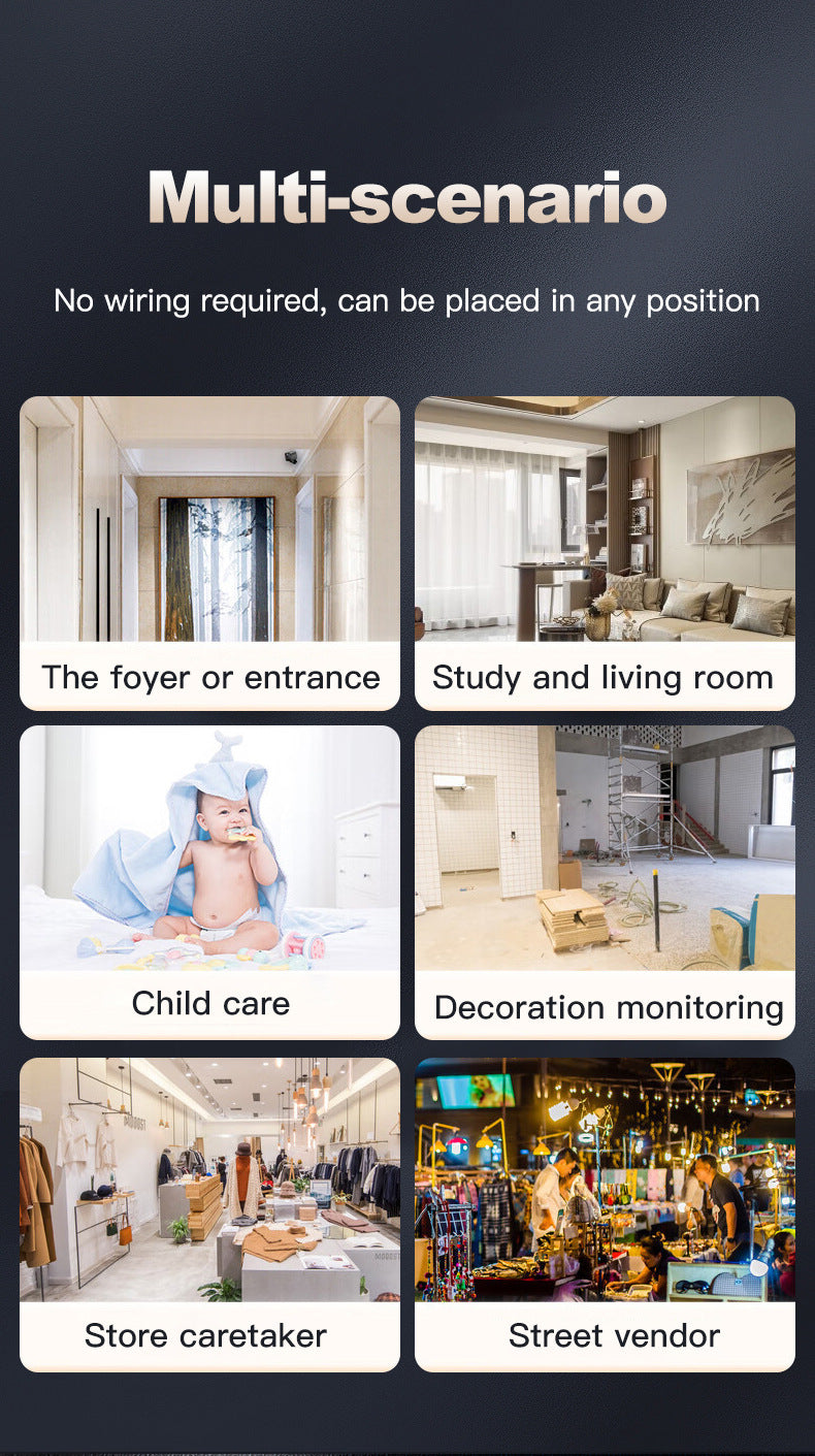Exclusive Supply XD Wireless WIFI HD Camera for Home Indoor Use1080P Night Vision Mobile Monitoring Camera