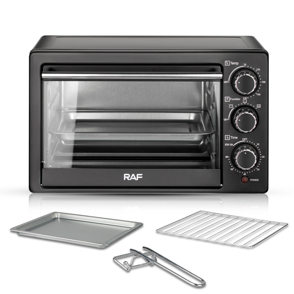 RAF European standard electric oven for home multifunctional baking22L Visual Oven French Fry Machine Cake Machine