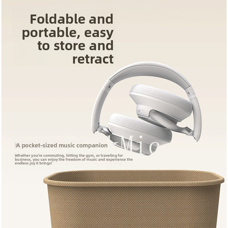 Private Model2025New metal heavy bass long battery life over-ear headphones ANC Noise Cancelling Wireless Bluetooth Headphones B13