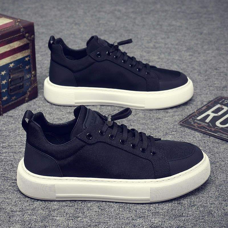 Men's Safety Shoes Summer Versatile Casual Trendy Canvas Shoes Men's Slip-On Kitchen Work Non-Slip Work Trendy Shoes