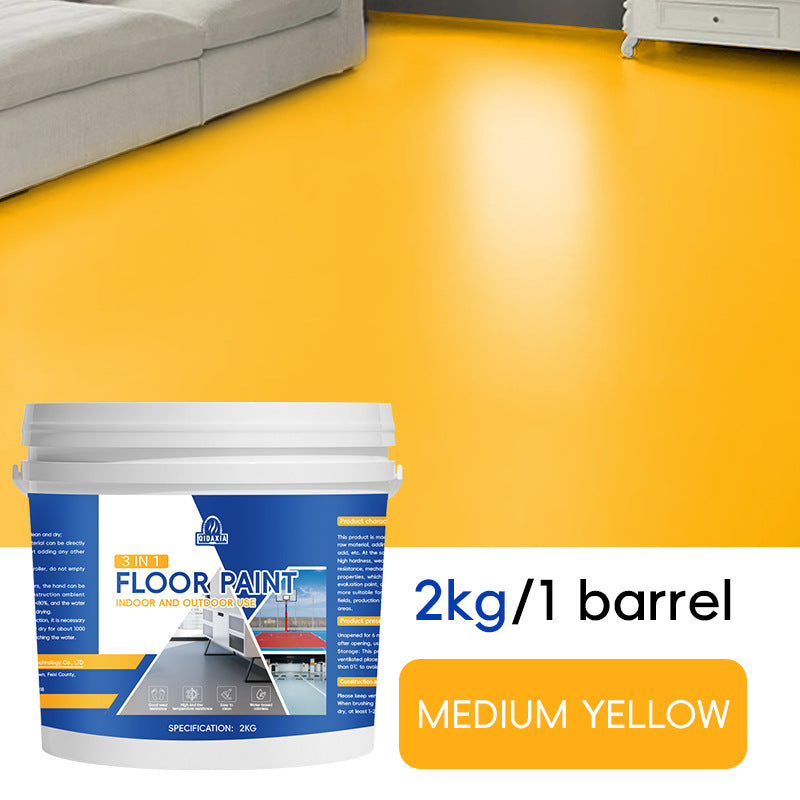 Home Floor Paint Three-in-One Epoxy Floor Paint Cement Floor Water-Based High Solid Wear-Resistant Resin Southeast Asia Environmental Protection