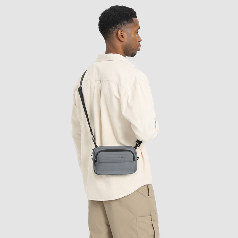 ozuko Men's Clutch Bag Multi-Functional Portable Small Crossbody Bag Travel Commute Lightweight Trendy Brand Storage Men's Bag
