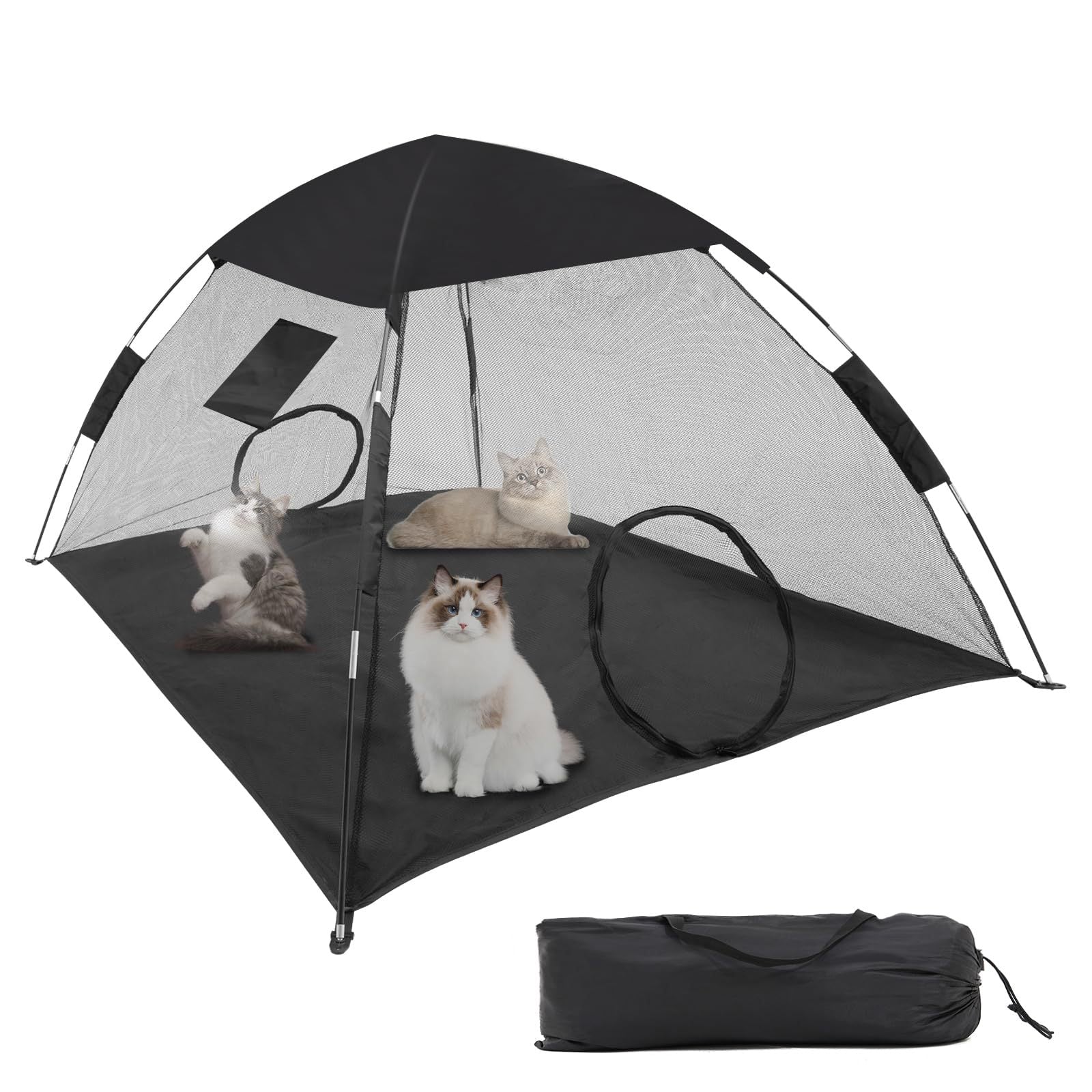 New Pet Tent Outdoor Large Space Thickened Mesh Tent Anti-Mosquito Cat Dog House Park Camping Tent
