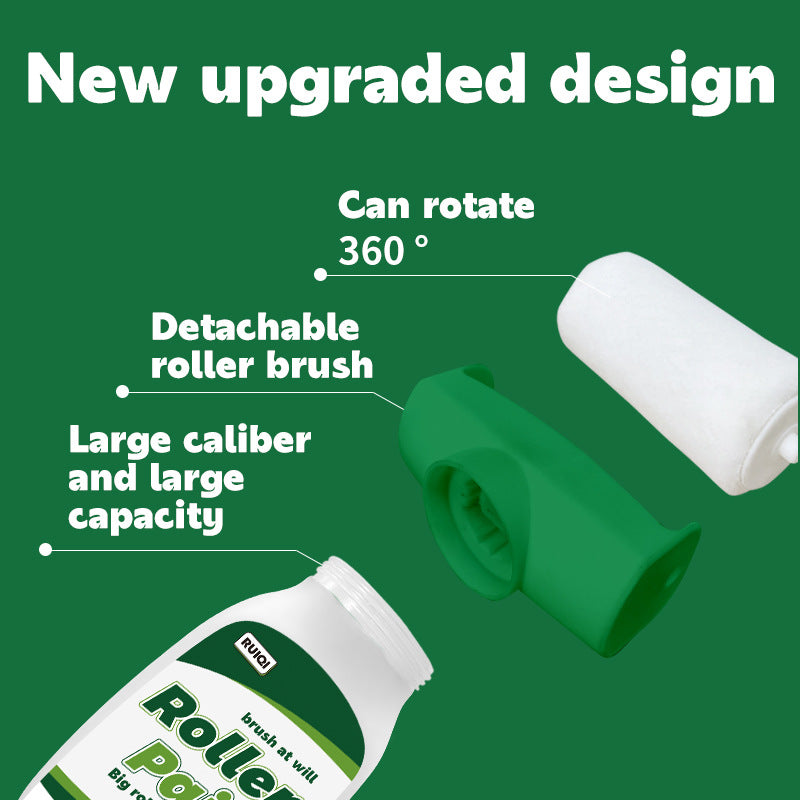 Custom Label Large Roller Paint Wall Stain Repair Renovation Paint Water-Based Odorless Self-Brushing Roller Latex Paint