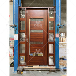 China Top Manufacturer Custom High Quality Main Steel Pivot External Security Doors for House Metal Front Entry Exterior Door