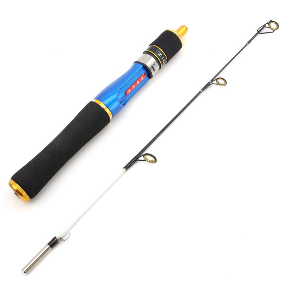 One piece58cm Ice Fishing Rod Winter Fishing Rod Spinning Wheel Fishing Gear Set Boat Rod Fishing Gear