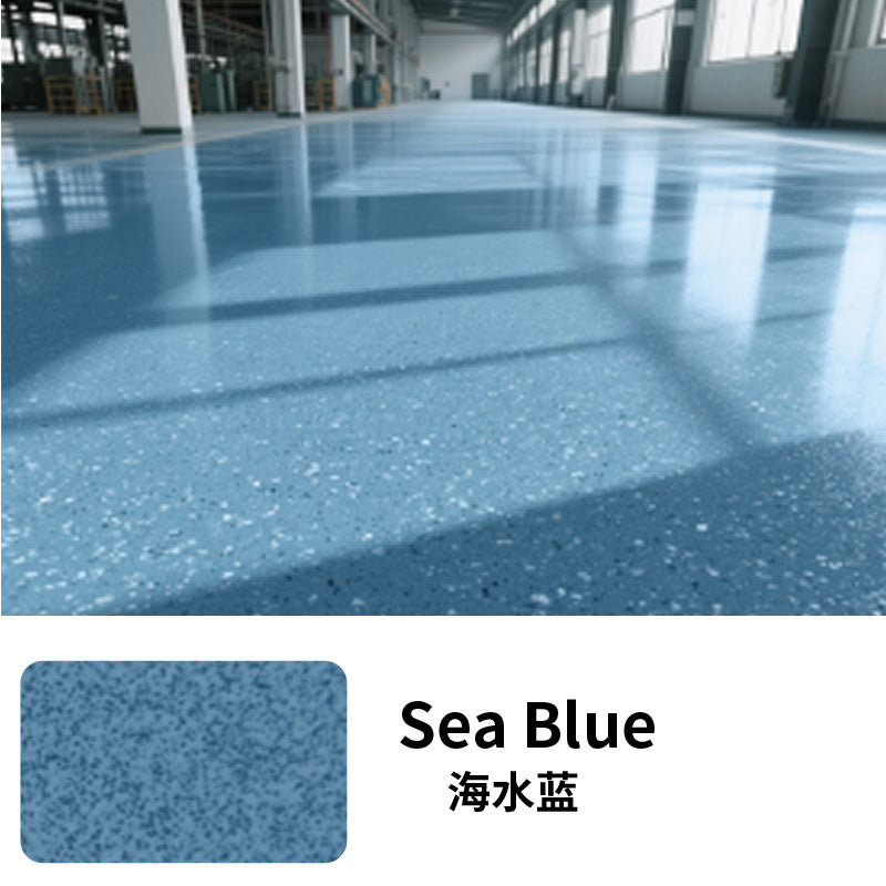 Epoxy Color Sand Self-Leveling Floor Paint Cement Tile Floor Wear-Resistant Non-Slip Imitation Marble Pattern Floor Paint Manufacturer