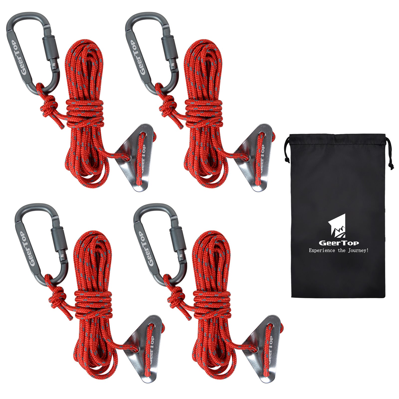 Outdoor Tent Canopy Rope Buckle Pull Rope Accessories Aluminum Alloy Triangle Wind Rope Buckle Mountaineering Adjustment Buckle Camping Accessories