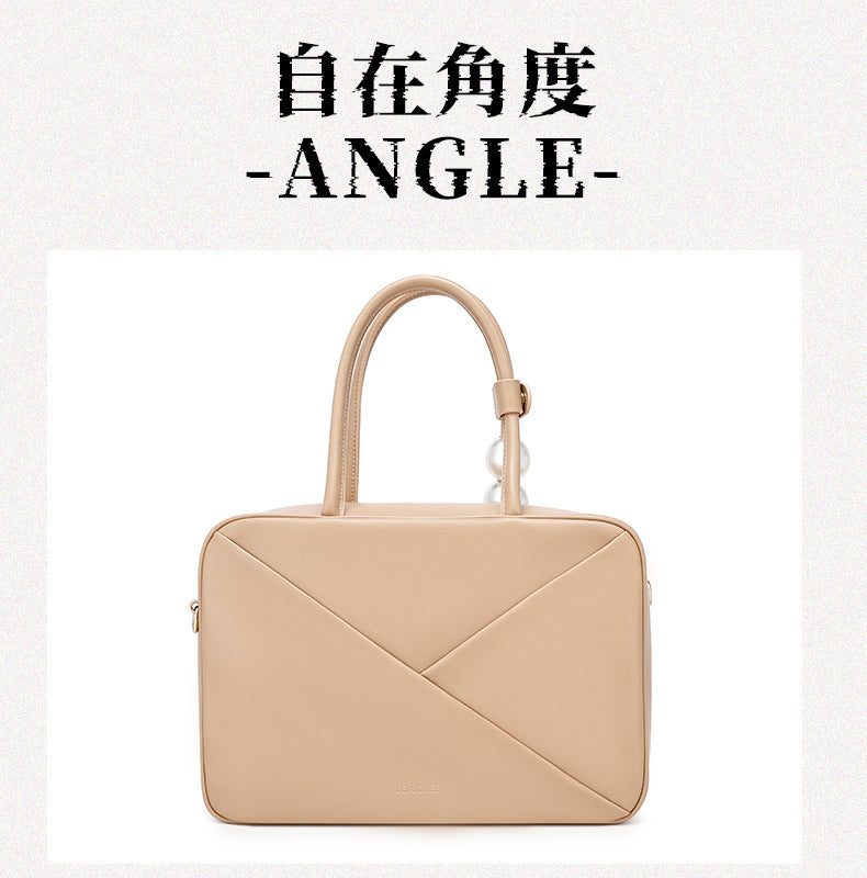 Fashion Women's Bag Niche Texture Single Shoulder Crossbody Bag Large Capacity Tote Bag Handheld Women's Laptop Bag