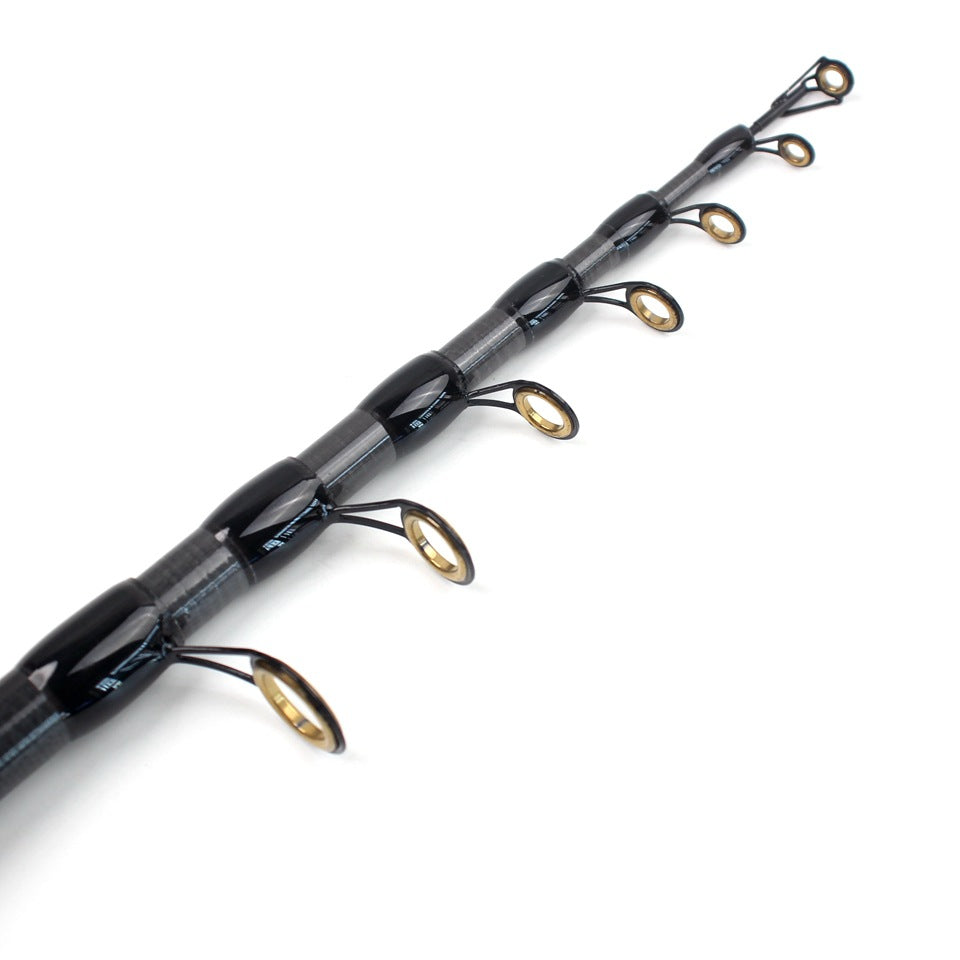 Manufacturer Wholesale New Short Section Sea Rod Carbon Fiber Telescopic Universal Fishing Rod Portable Lure Rod European and American Fishing Gear