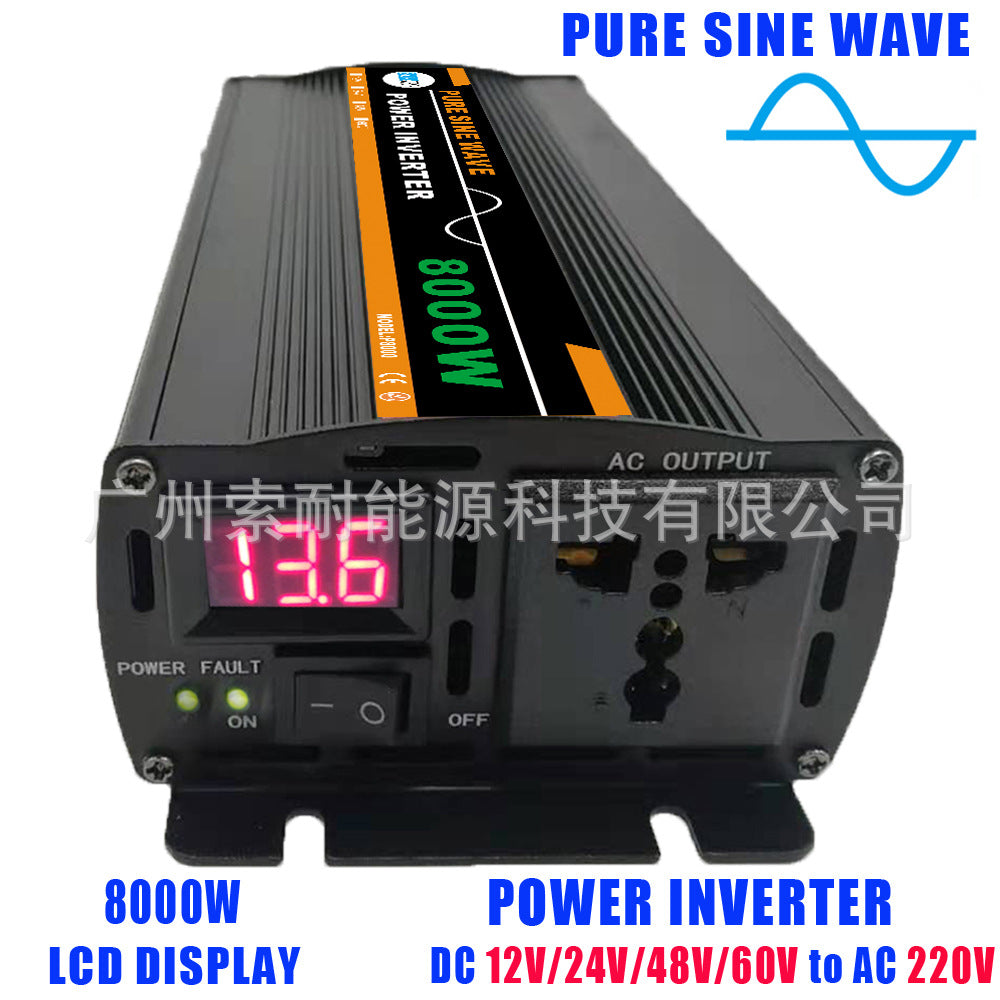 Automotive Pure Sine Wave Inverter1500W Converter Outdoor Power Supply12V24V48V60V Turn110V220V