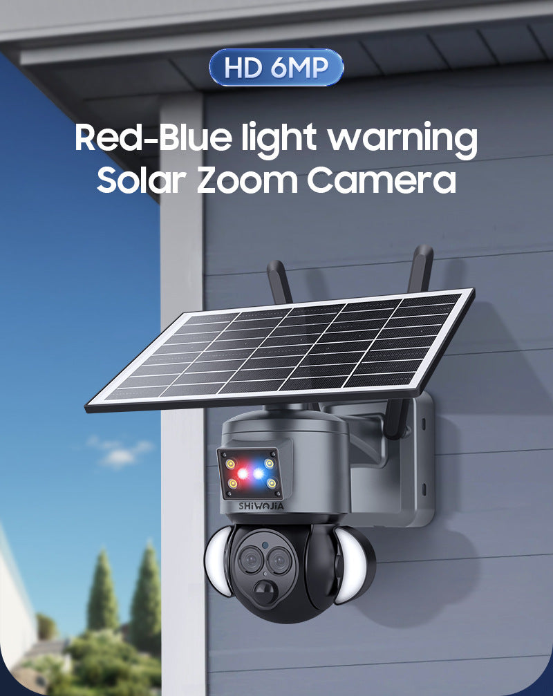 Solar Binoculars12The source manufacturer of cameras specializes in high definition6MP Outdoor Human Detection for Courtyard