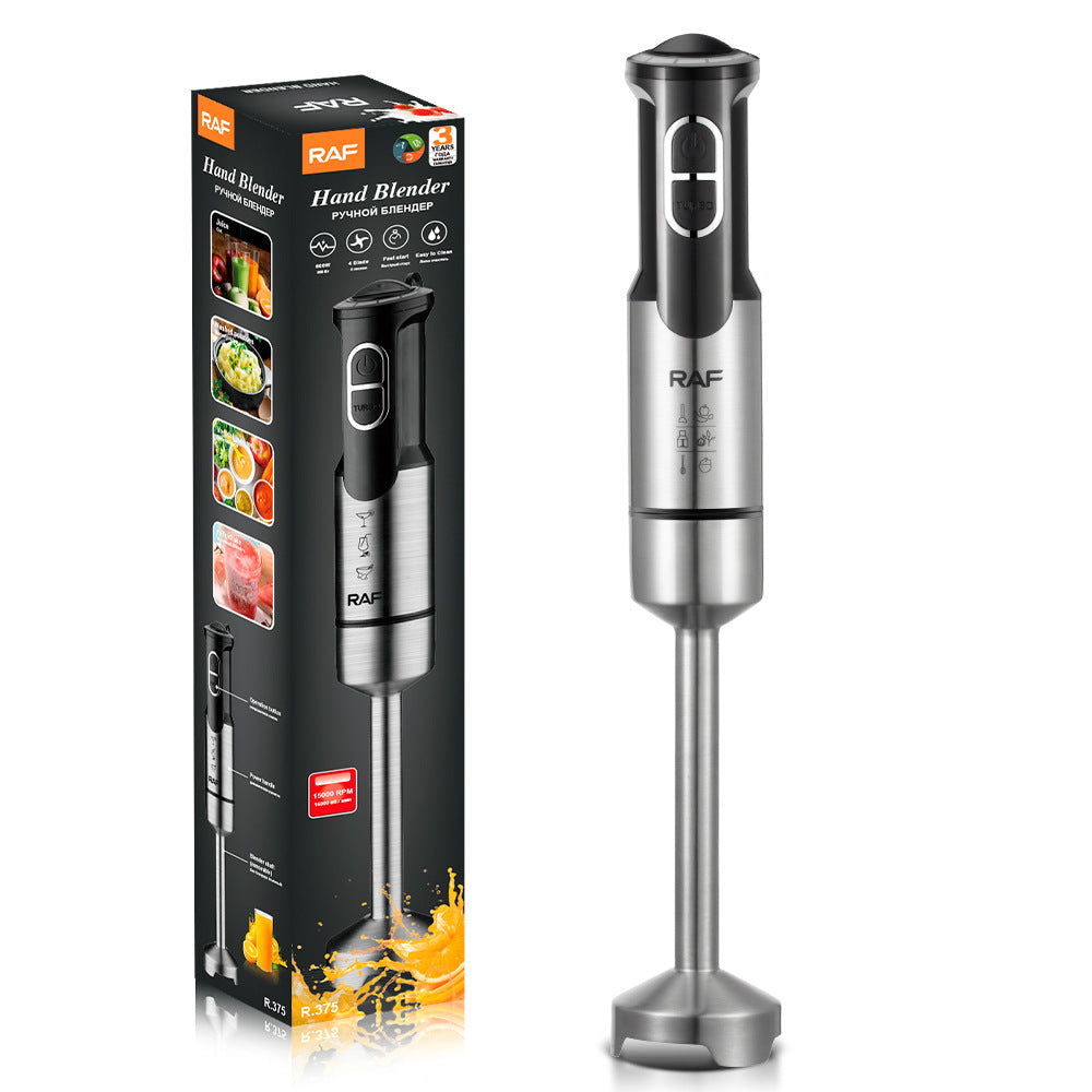 RAF EU Standard Handheld Electric Cooking Stick Mixer Multi-Functional Household Food Cooking Auxiliary Food Baking