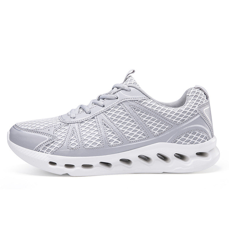Autumn New Lightweight Shock Absorption Anti-Slip Sports Shoes Large Size Breathable Mesh Casual Shoes Men's Fashion Running Shoes