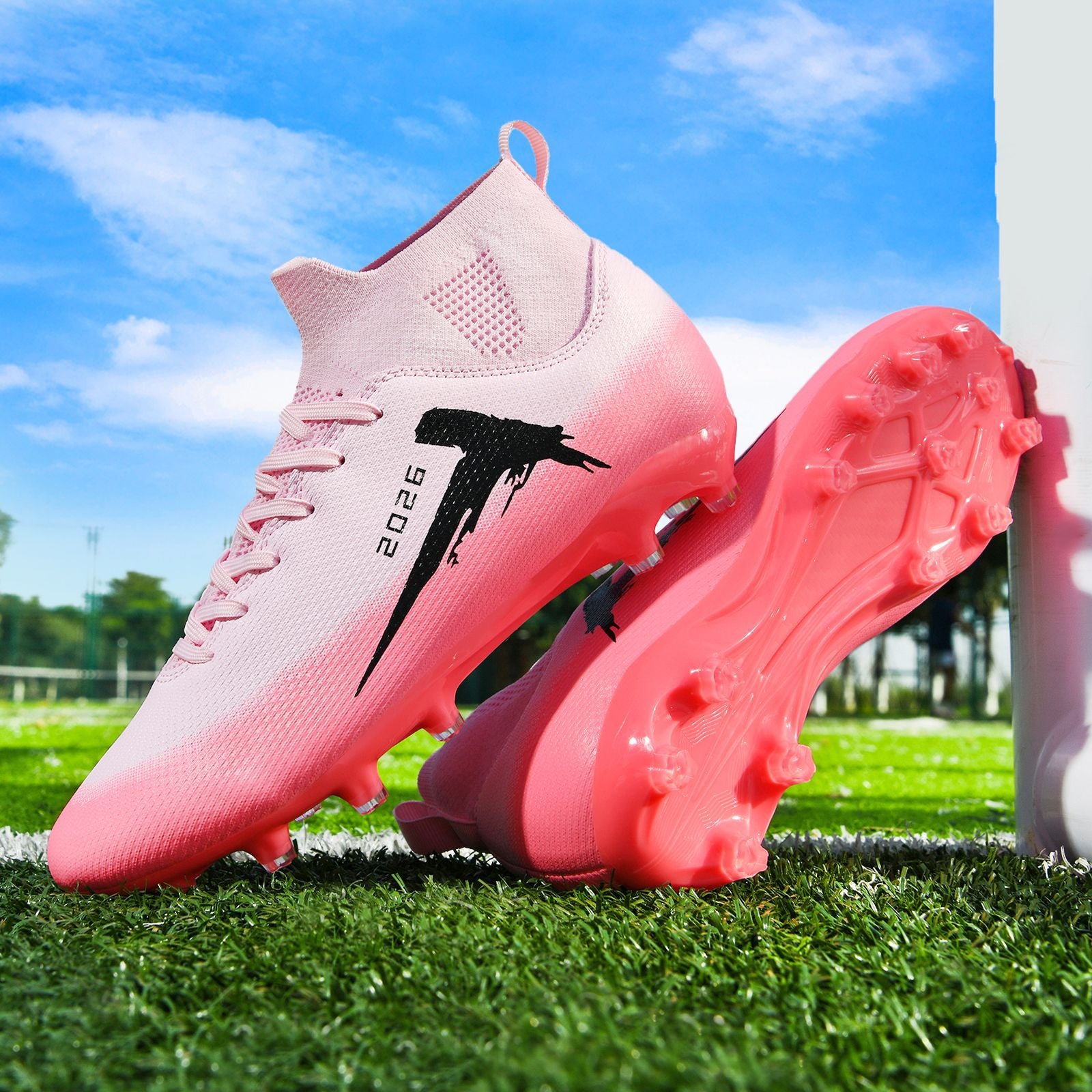 New Assassin Football Shoes Adult Training AG Spike TF Wholesale Training Sneakers for Teenagers and Students
