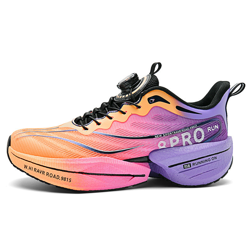 Red Rabbit8pro Hot-selling Parent-Child Breathable Running Shoes Professional Racing Anti-Slip Student Cushioning Rotating Button Sports Shoes