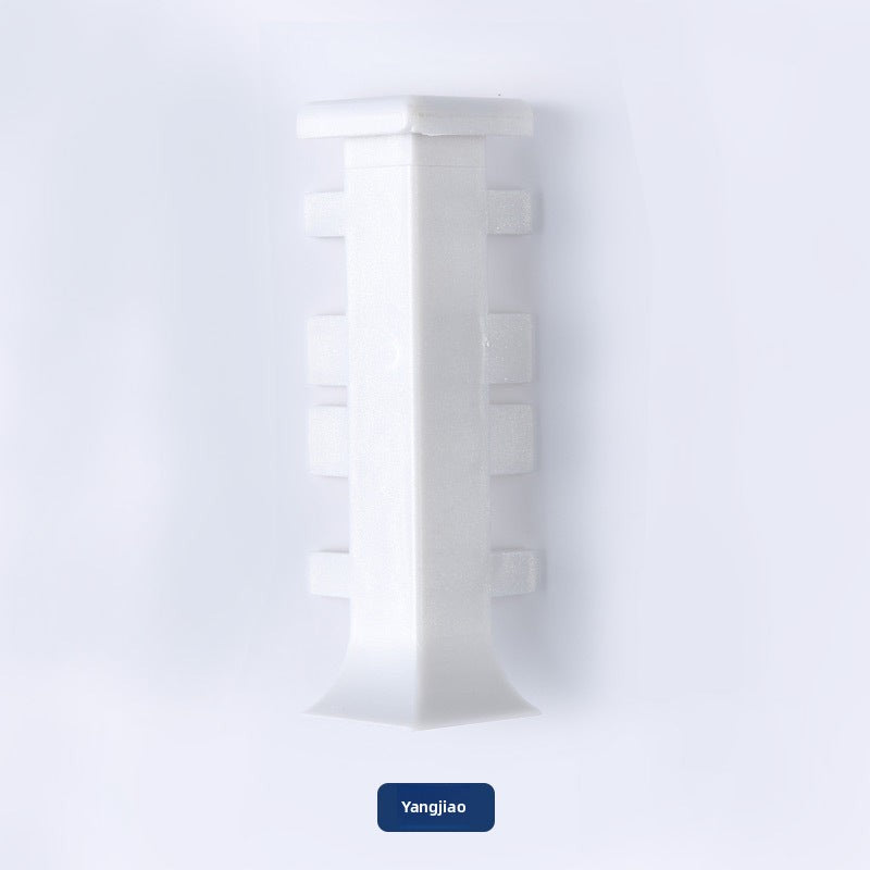 Aluminum alloy skirting board, floor edge trim strip for hospitals, hotels, and schools, thickened and wear-resistant aluminum alloy wall panel
