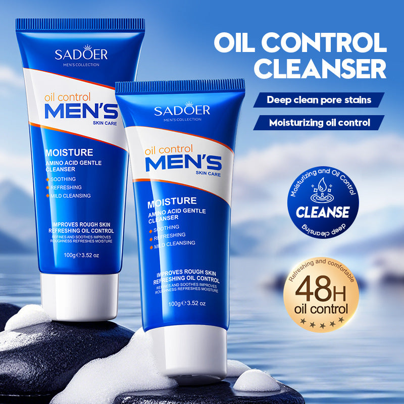 Amino Acid Gentle Cleanser SADOER Clean Face Clean Facial Cleanser Cross-Border Wholesale