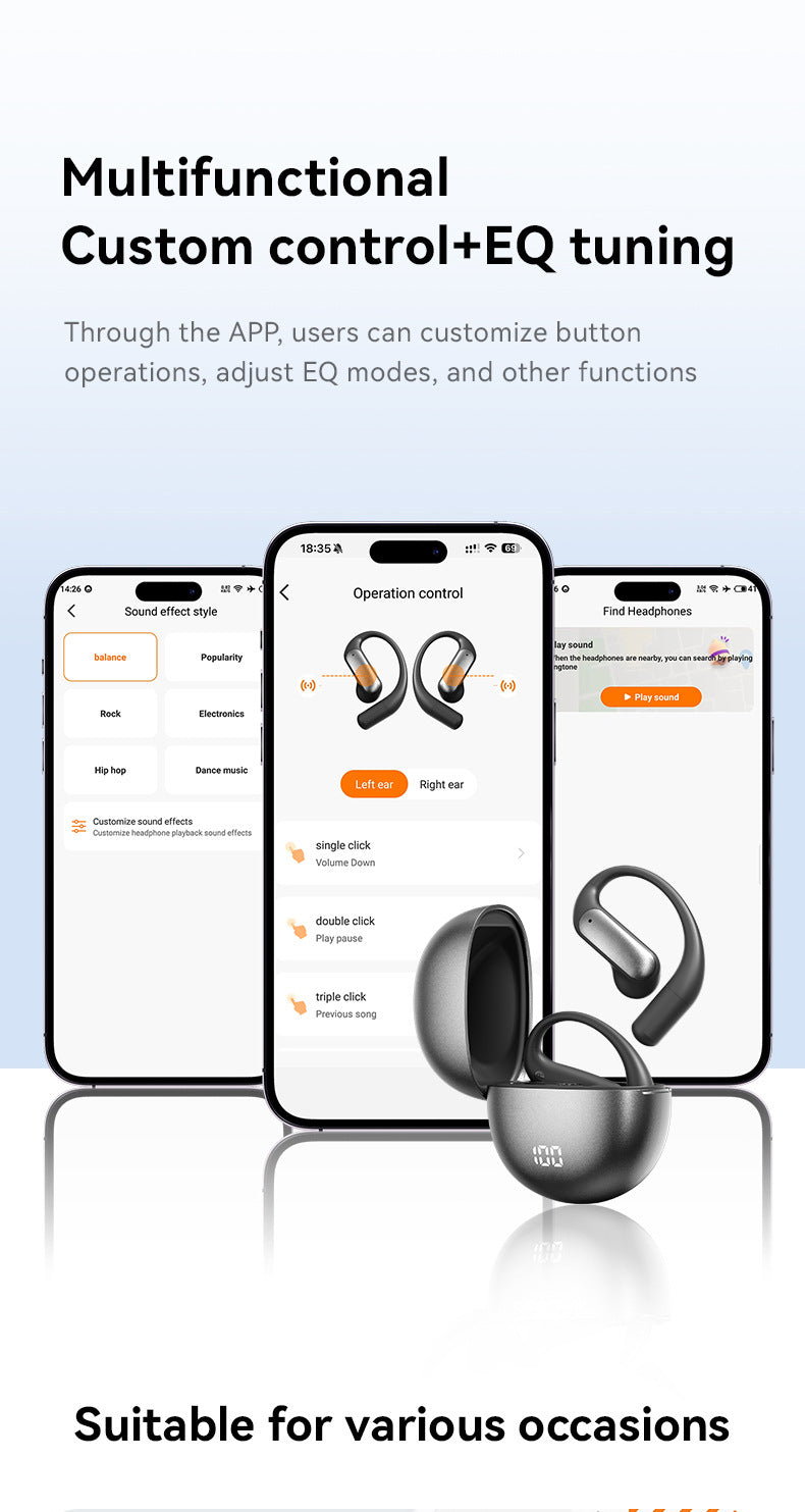 M118New AI Translation Long Battery Life Over-Ear Headphones Non-In-Ear Private Model Noise Cancelling Wireless Bluetooth Headphones