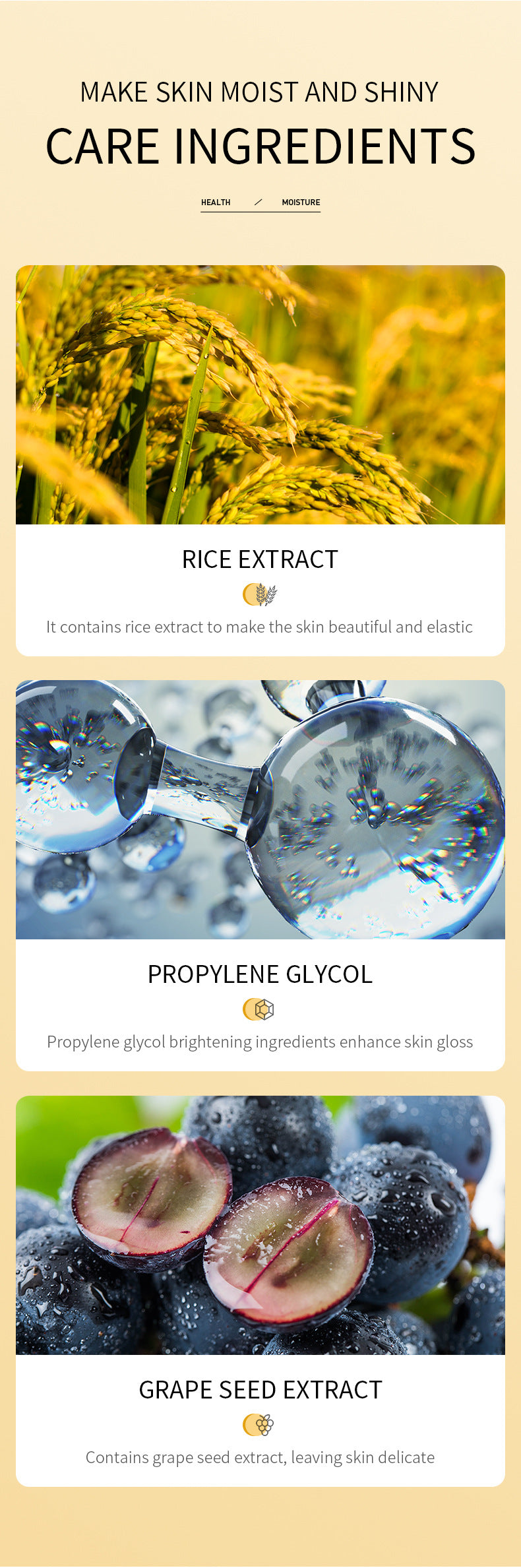 Rice Puree Mask BIOAOUA Hydrating Moisturizing Tablets   Wholesale OBO