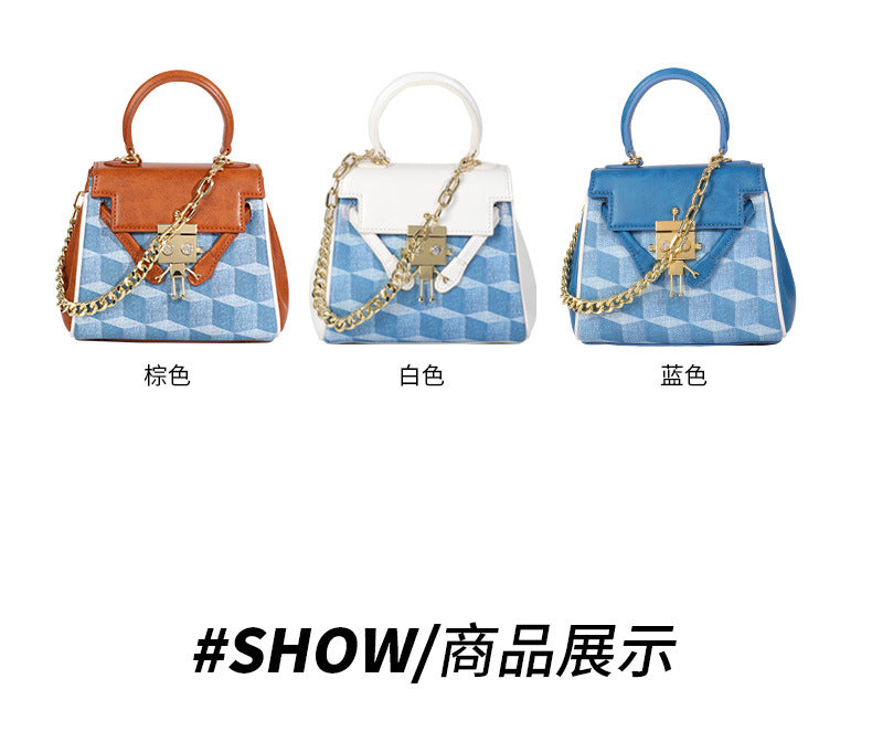 Internet Celebrity Kelly Small Square Bag for Women, Fashionable New Simple Handbag, Student Shoulder Crossbody Bag, Trendy Women's Bag Wholesale