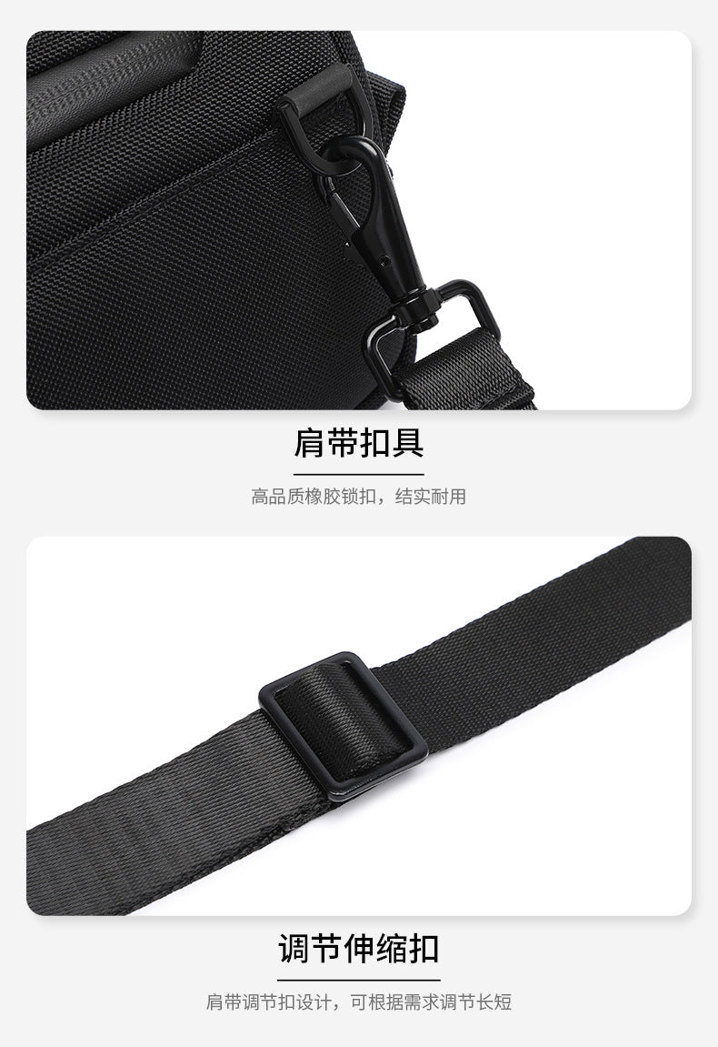ozuko Men's Clutch Bag Multi-Functional Portable Small Crossbody Bag Travel Commute Lightweight Trendy Brand Storage Men's Bag