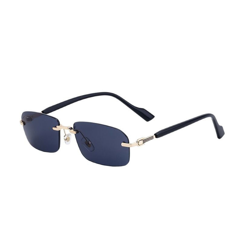 European and American new style square frame sunglasses for women INS Windproof Sunglasses for Men Driving Glasses sunglasses