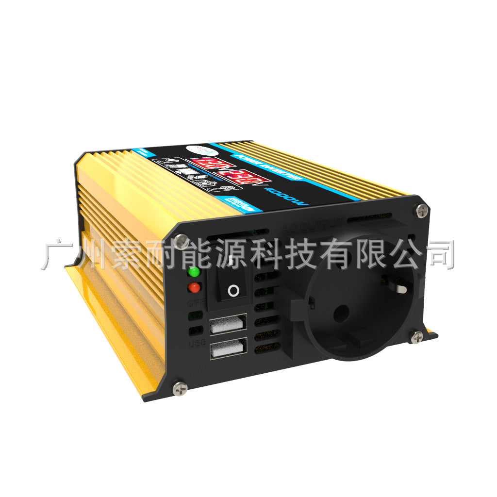 Vehicle Inverter300W 12V Turn110V 220V Dual Voltage Display E-commerce Export inverter