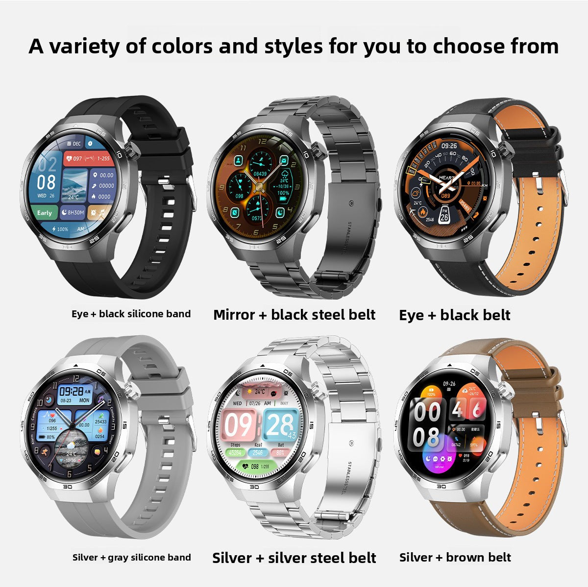 Watch5 Max Smart Watch1.52inch Bluetooth Call, Heart Rate Monitor, Pedometer, Sleep Monitoring, Waterproof, Shockproof, Dustproof Sports
